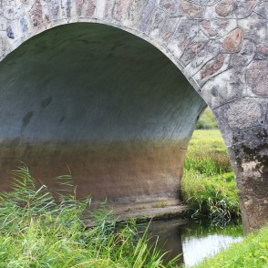 Kandavas velvju tilta fragments Kandavas velvju tilta fragments