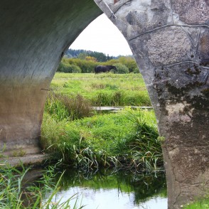 Kandavas velvju tilta fragments Kandavas velvju tilta fragments