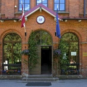 Entrance Portal Of Skaistkalne Manor Entrance Portal Of Skaistkalne Manor