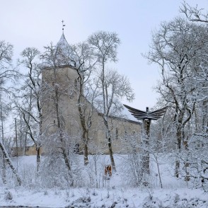 Cīravas luterāņu baznīca ziemā Cīravas luterāņu baznīca ziemā