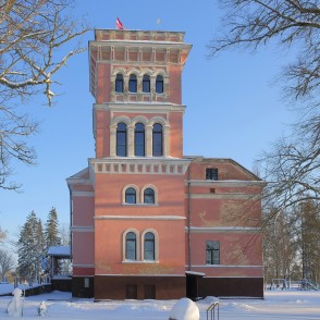 Zemītes muižas pils ziemā Zemītes muižas pils ziemā