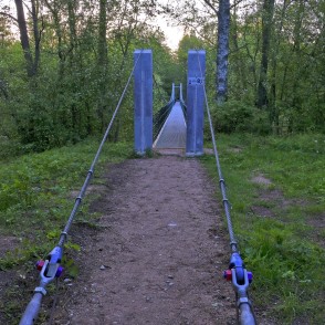 Trošu tilts pār Irbes upi Trošu tilts pār Irbes upi