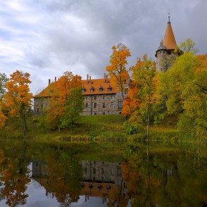 Cesvaines pils rudenī Cesvaines pils rudenī