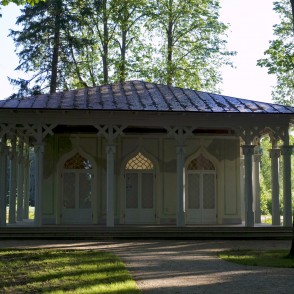 Restaurētais Elejas muižas Tējas namiņš Restaurētais Elejas muižas Tējas namiņš