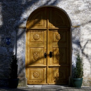 Landzes Luterāņu baznīcas ieejas portāls Landzes Luterāņu baznīcas ieejas portāls