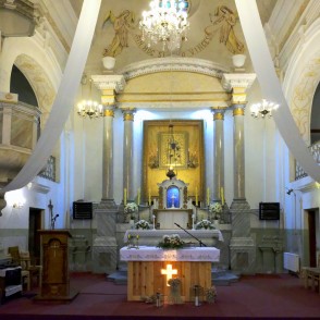 Bēržu katoļu baznīcas interjers Bēržu katoļu baznīcas interjers