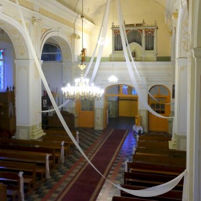 Bēržu katoļu baznīcas interjers Bēržu katoļu baznīcas interjers