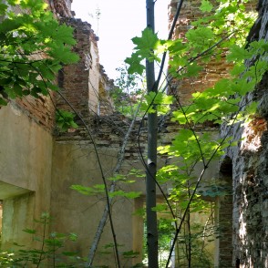 Anspoku medību pils drupu iekštelpas Anspoku medību pils drupu iekštelpas