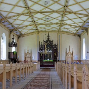 Lubānas luterāņu baznīcas interjers Lubānas luterāņu baznīcas interjers