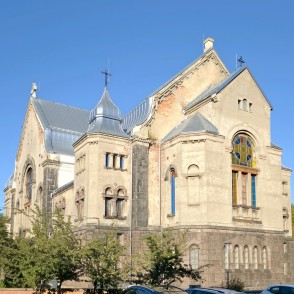 Volume and architectural details of Liepaja Luther Church Volume and architectural details of Liepaja Luther Church