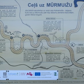 Mūrmuižas triju laidumu akmens mūra tilta karte Mūrmuižas triju laidumu akmens mūra tilta karte