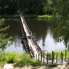 Pontonu laipa pār Ogres upi Pontonu laipa pār Ogres upi