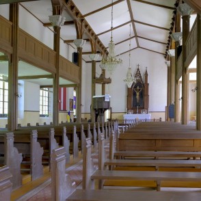 Zaļenieku luterāņu baznīcas iekšpuse Zaļenieku luterāņu baznīcas iekšpuse