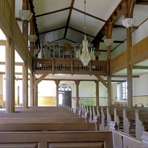 Zaļenieku luterāņu baznīcas interjers Zaļenieku luterāņu baznīcas interjers