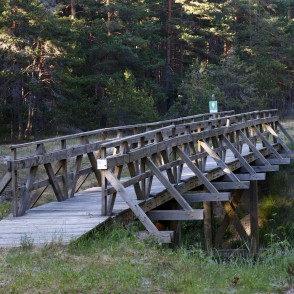 Gājēju tilts pār Ķikanu Ventspils novadā Gājēju tilts pār Ķikanu Ventspils novadā