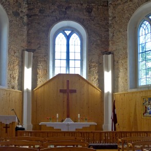 Iecavas luterāņu baznīcas iekštelpas Iecavas luterāņu baznīcas iekštelpas