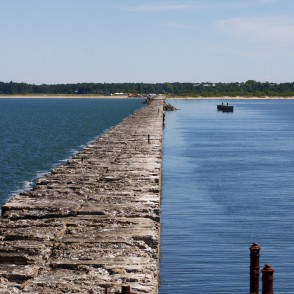 Skats no Liepājas ziemeļu mola Skats no Liepājas ziemeļu mola