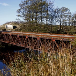 Gājēju tilts pie Užavas ietekas jūrā Gājēju tilts pie Užavas ietekas jūrā