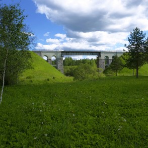 Dzelzceļa tilts pār Raunas upi Dzelzceļa tilts pār Raunas upi