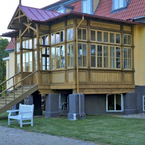 Oleru muižas kungu mājas veranda Oleru muižas kungu mājas veranda