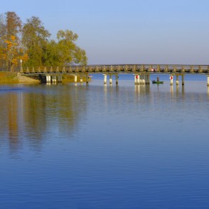Alūksnes Pilssalas tilta panorāma Alūksnes Pilssalas tilta panorāma