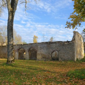 Ruins Of Liepa Manor Farm Building Ruins Of Liepa Manor Farm Building
