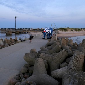 Ventspils Dienvidu mols pēc saulrieta Ventspils Dienvidu mols pēc saulrieta