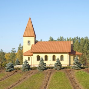 Christ the King Mountain Church In Latvia Christ the King Mountain Church In Latvia