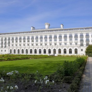 Facade of Ķemeri Hotel in Ķemeri Resort Park Facade of Ķemeri Hotel in Ķemeri Resort Park