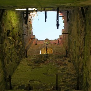 Ķerkliņu baznīcas torņa iekšpuse Ķerkliņu baznīcas torņa iekšpuse