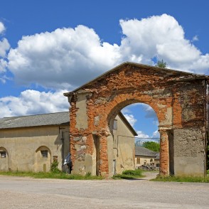 Arched Gates of Lielezere Manor Stables Arched Gates of Lielezere Manor Stables