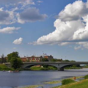 Tilts pār Lielupi Jelgavā Tilts pār Lielupi Jelgavā