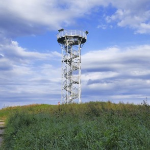 Siberia Observation Tower on a Sunny Day Siberia Observation Tower on a Sunny Day