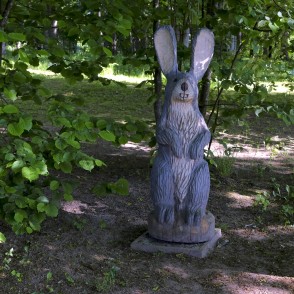 Koka skulptūras Priekuļu Saules parkā Koka skulptūras Priekuļu Saules parkā