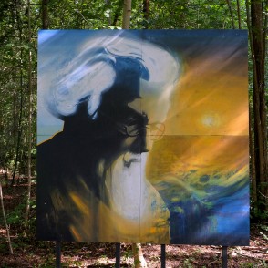 Glezna Gramzdas meža parkā Glezna Gramzdas meža parkā