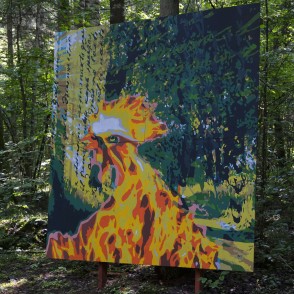 Glezna Gramzdas meža parkā (Dace Gailīte) Glezna Gramzdas meža parkā (Dace Gailīte)