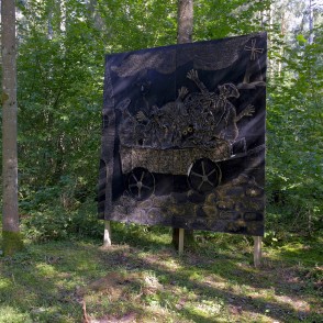 Glezna Gramzdas meža parkā (Kalētu mākslas pamatskola) Glezna Gramzdas meža parkā (Kalētu mākslas pamatskola)