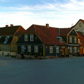 Kuldīgas panorāma pie rātsnama Kuldīgas panorāma pie rātsnama