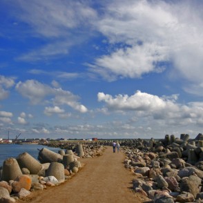 Ventspils dienvidmola ainava Ventspils dienvidmola ainava