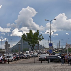 Skats uz akmens tiltu Rīgā Skats uz akmens tiltu Rīgā