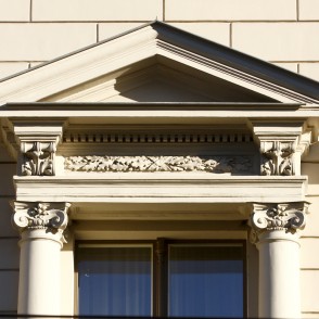 Decorative Mouldings of Benjamins’ House Facade Decorative Mouldings of Benjamins’ House Facade