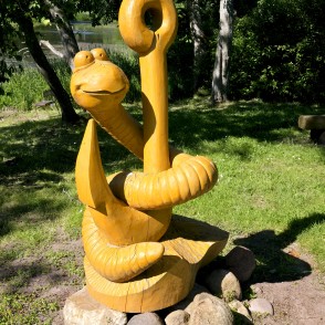 Koka skulptūra Sienāžu parkā, Cīrava Koka skulptūra Sienāžu parkā, Cīrava