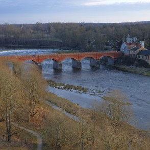 Skats no Kuldīgas skatu torņa Skats no Kuldīgas skatu torņa