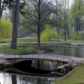 Arkādijas parka pavasara ainava Arkādijas parka pavasara ainava