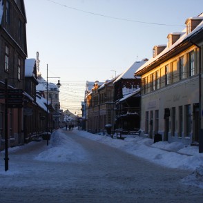 Liepājas iela ziemā (Kuldīga) Liepājas iela ziemā (Kuldīga)