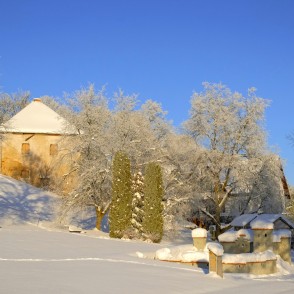 Kandavas pulvertornis ziemā Kandavas pulvertornis ziemā