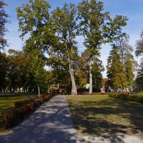 Kuldīgas Pils parka panorāma Kuldīgas Pils parka panorāma