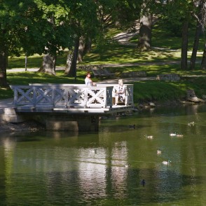 Terase Cēsu Pils parkā Terase Cēsu Pils parkā