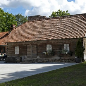 Log House in Valmiera Museum Log House in Valmiera Museum
