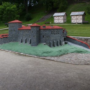 Bruņinieku pils makets, Kandava Bruņinieku pils makets, Kandava